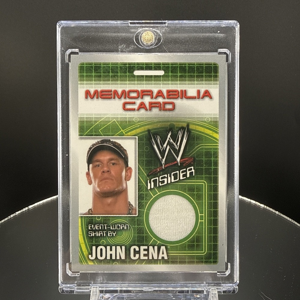 John Cena Topps Insider Event Worn Memorabilia Card 2006 (Worn By John Cena)